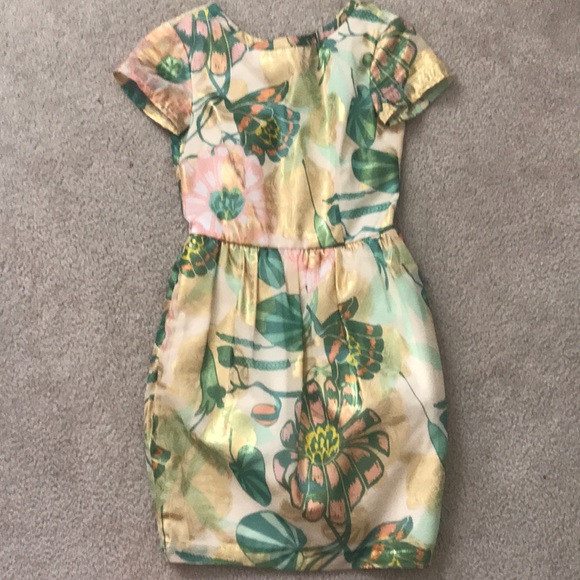 H&M Dresses & Skirts - H&M Conscious Collection tulip dress metallic chic